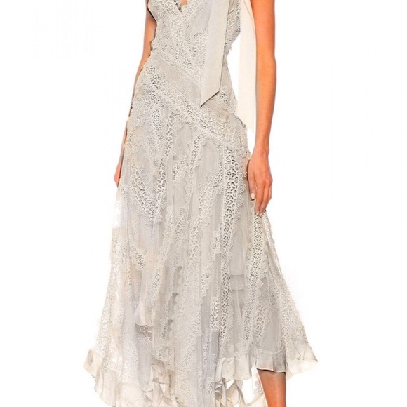 Zimmermann White Long Dress size small wow! - Picture 5 of 16